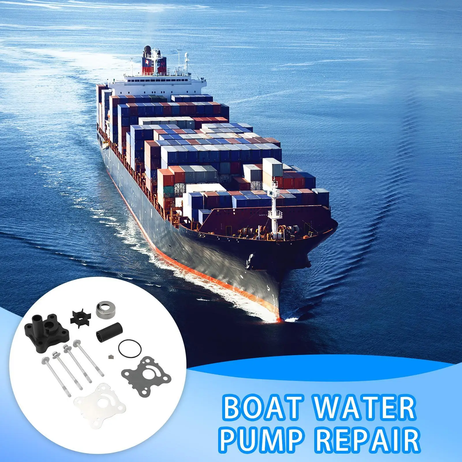 Marine Water Pump Repair Kit Precision Boat Engine Repair Tools for Outdoor Enthusiast Maintenance Workshop Crafting Spare Parts