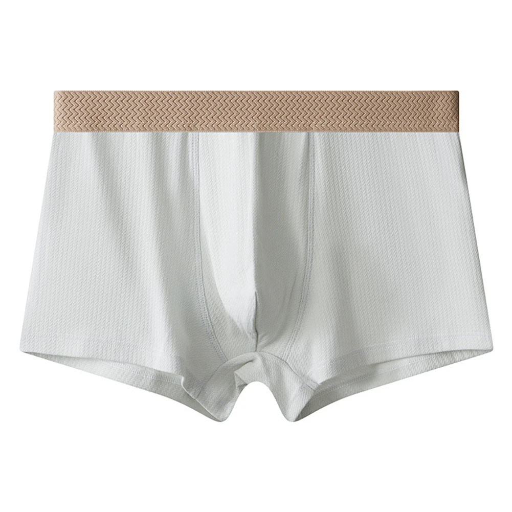 

Men's Panties Breathable Cotton Color Matching Briefs Elastic Boxer Shorts Gay Sissy Bulge Pouch Underpants Trunks Knickers