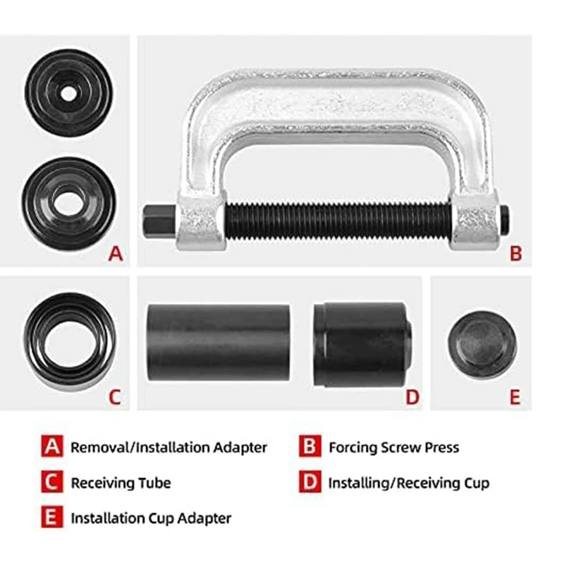 10 Piece 4-In-1 Ball Joint Puller Ball Joint Extractor Tool Set