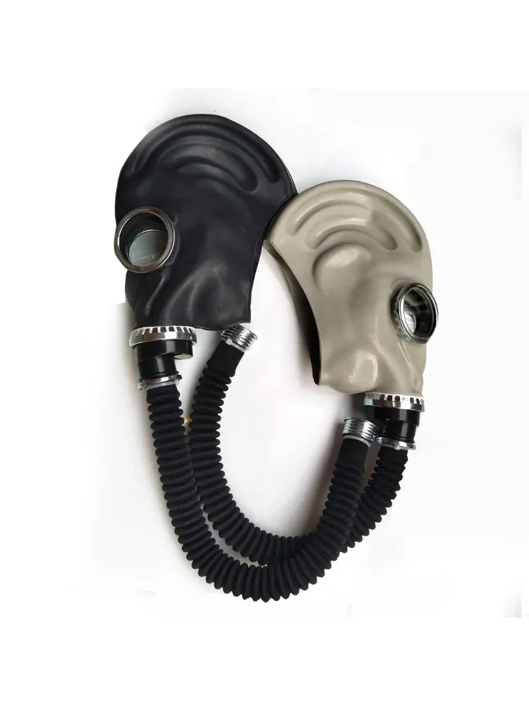 Masque respiratoire complet de type 49/64, 2097, multi-usages, pour peinture, pulvérisation de pesticides, prévention chimique, masque à gaz en caoutchouc naturel