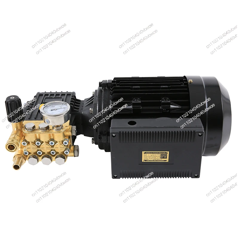 

Стандартный двигатель для очистки высокого давления плюс головка насоса Коммерческая стиральная машина для автомобилей 220 В Плунжерный насос для распыления тумана