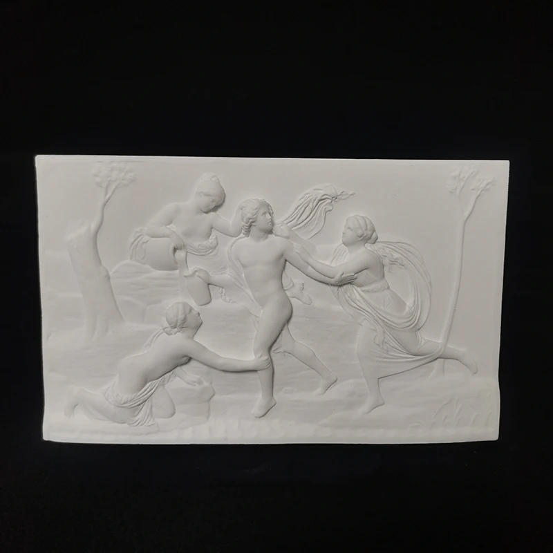 

"Muse and Narcissus" Resin relief desktop decoration diffuse fragrance window display photo road Seiko figure sculpture