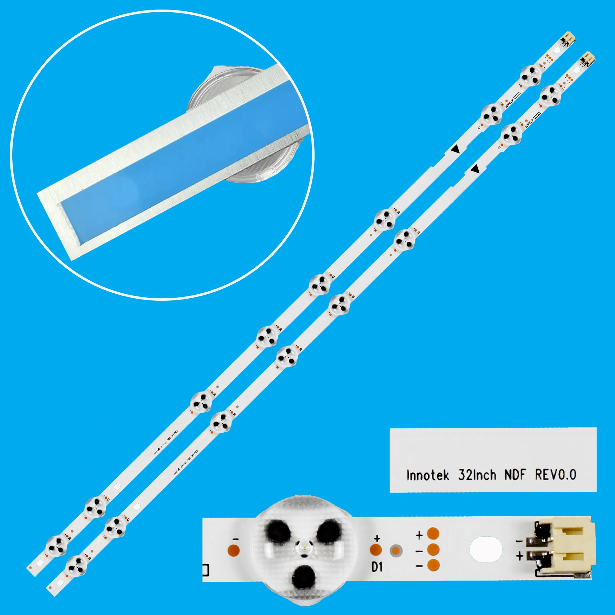 LED Backlight Strip for 32PFL4609 32PFL4509/F8 32PFL4509 32MD304V/F7 32MV304X/F7 32PFL4909 32PFL4609/F8 32PFL4909/7 32PFL4509F8