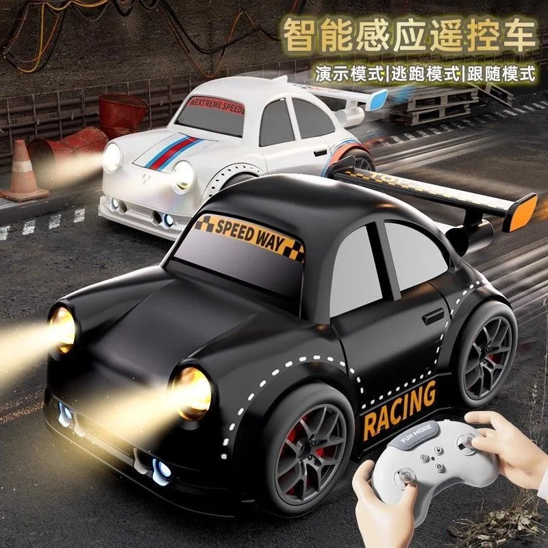 Mini Desktop Remote Control Car Intelligent Induction Follow Drift Toy for Boys Cool Birthday Gift Creative RC Cars