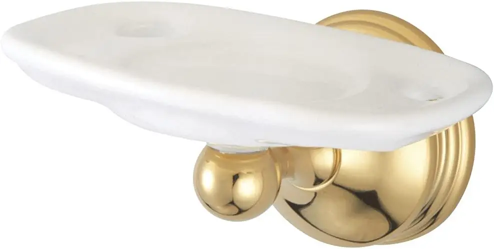 

BA1166PB Vintage Toothbrush and Tumbler Holder, Polished Brass,5-1/4-Inch Length, 2-3/4-Inch Wall Clearance