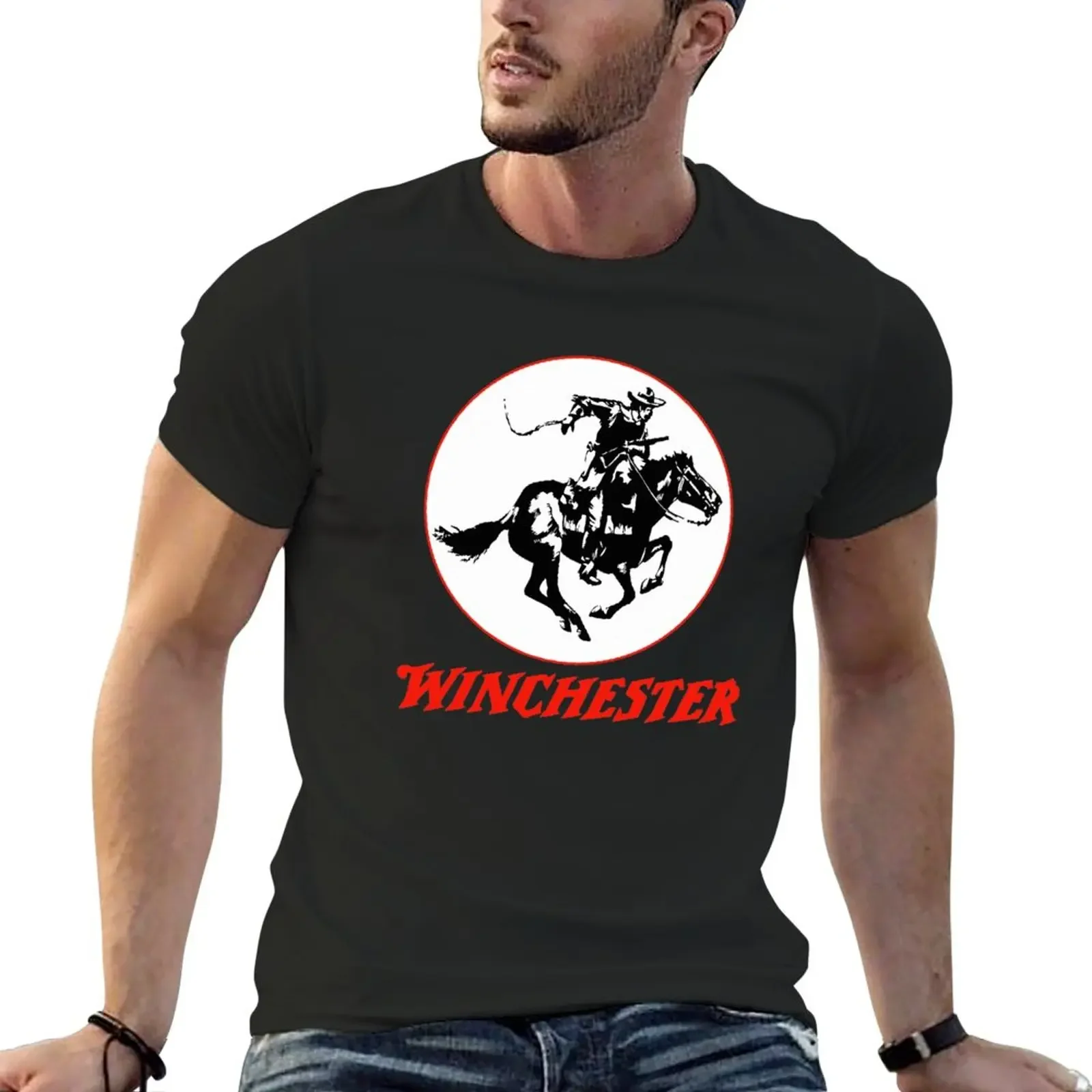 New Winchester Symbol T-Shirt man clothes t shirt man funny t shirts boys t shirts mens vintage shirts