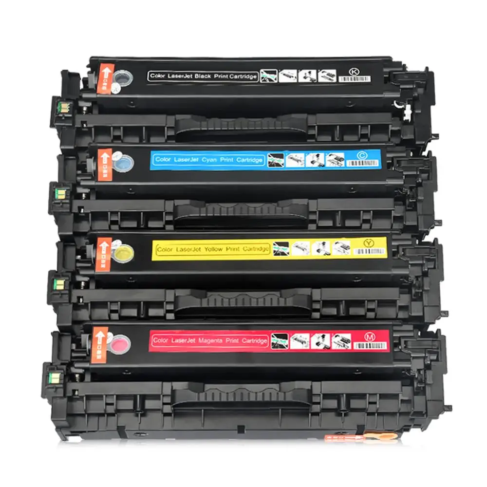 Toner Cartridge for HP CF380X CF380A CF381A CF382A CF383A 312A 312X 380X 380A 381A 382A 383A CF380 CF381 CF382 CF383 CF380X 312A