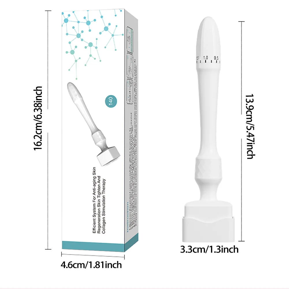 المهنية ديرما ختم الأسطوانة ضبط مايكرو إبرة 140A Dermastamp إبرة مجهرية ميكرونيدلينغ الجمال أداة العناية بالبشرة #3
