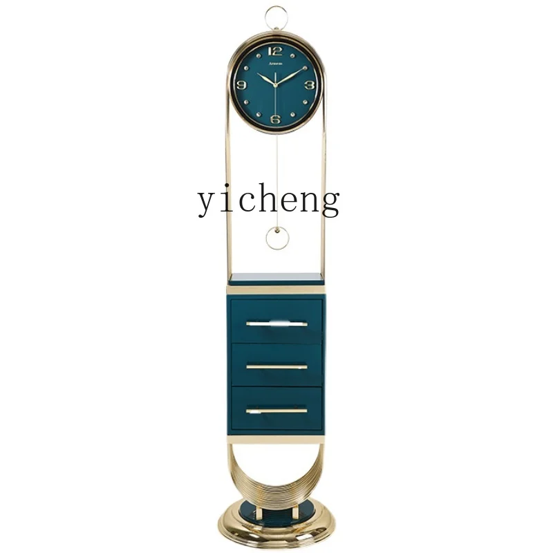 

XL floor clock light luxury Nordic clock ornament home high-end luxury