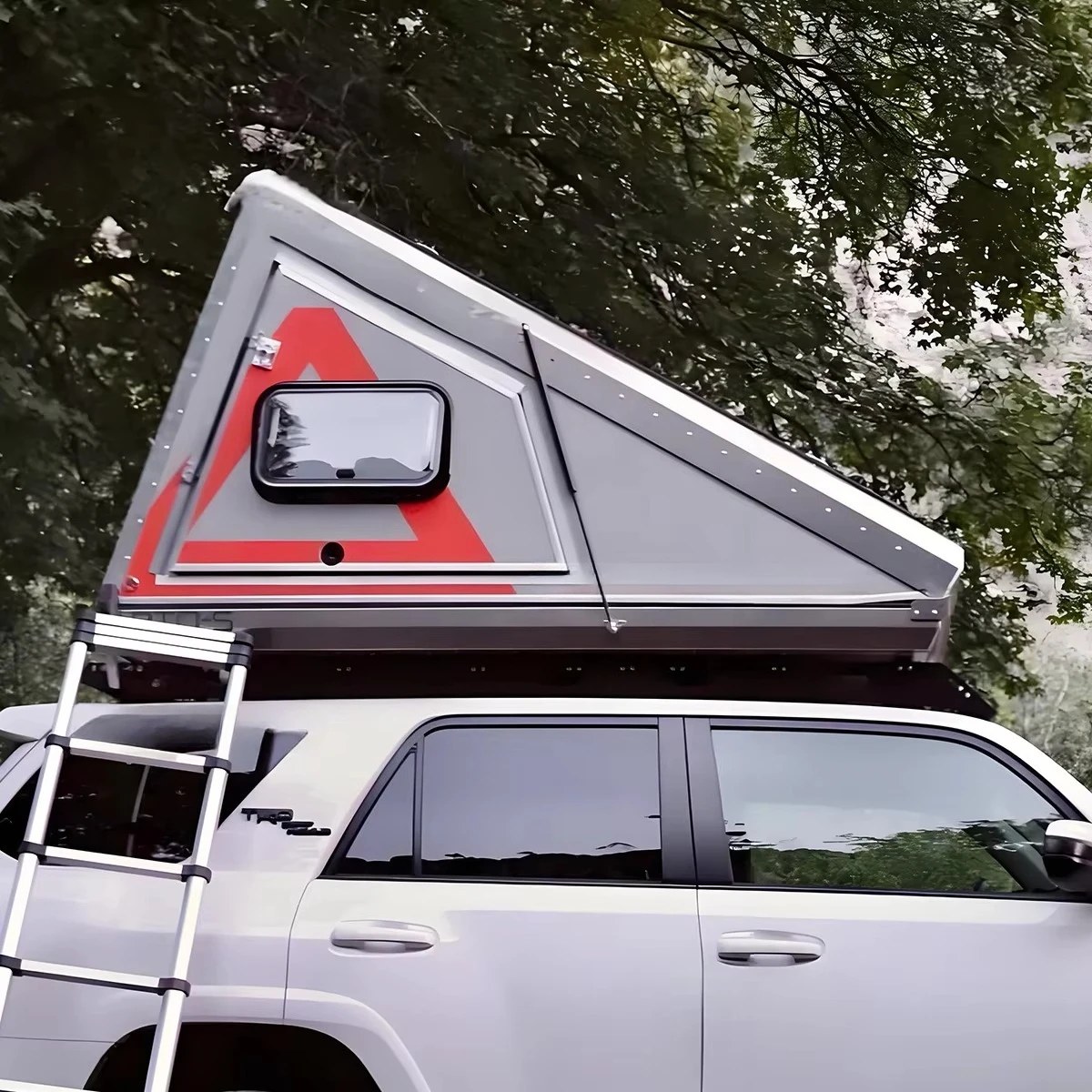 Aluminum triangle hard shell roof tent waterproof car camper van roof tent
