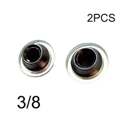 2Pcs M8/M10 Bike Bicycle Front Axle Gear Axle Rear Hub Cone Nuts Screws Iron Cycle Axle Cones - 5/16 3/8 Front / Rear