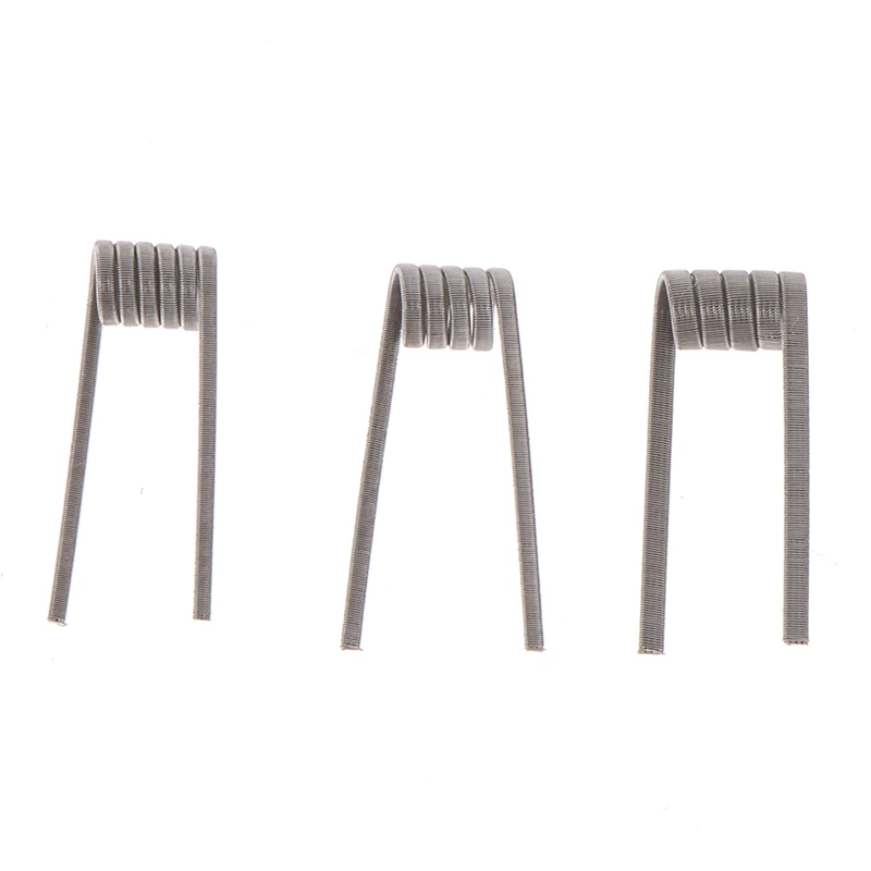 10 шт. XFKM сверхтонкая сплавленная катушка Клэптона A1 SS316 Ni80 Alien для MTL RDA RTA RBA бак с высокой устойчивостью