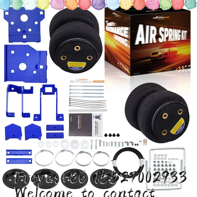 Air Helper Spring Bag Suspension Kit for F250 F350 F450 Super 2011-2014 5000 Lbs