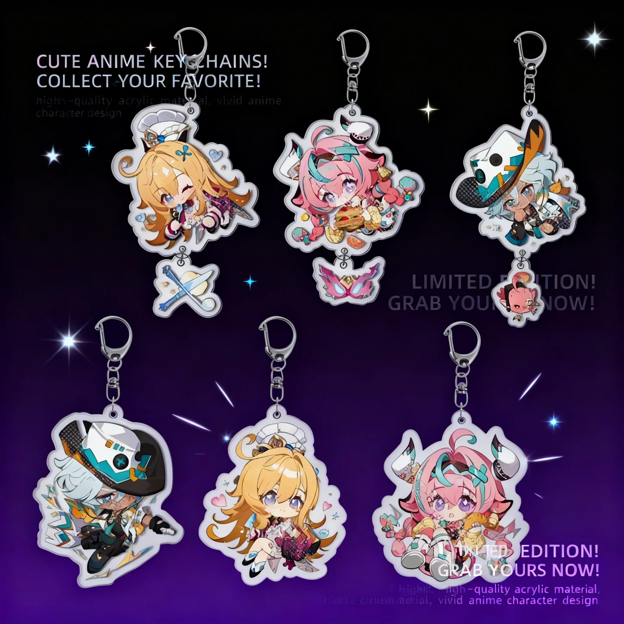 Acrylic Keychain Tr…