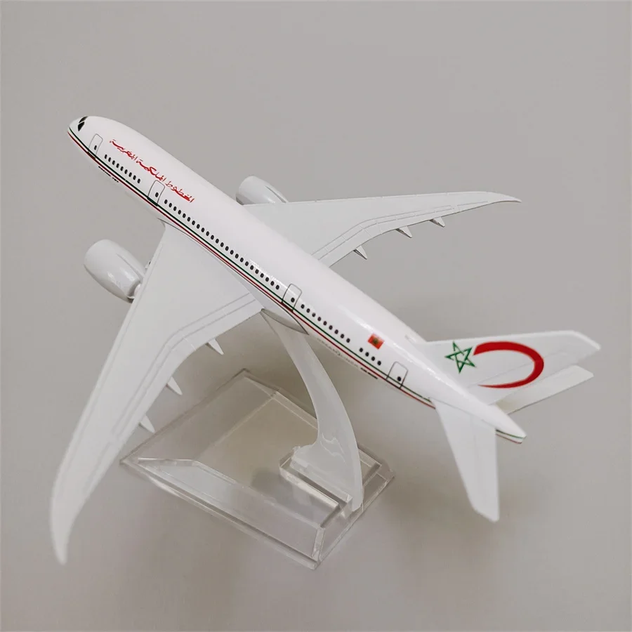 16cm Alloy Metal Royal Air Maroc Airlines B787 Boeing 787 Airplane Model Airways Model Plane Diecast Aircraft Kids Gifts Decor