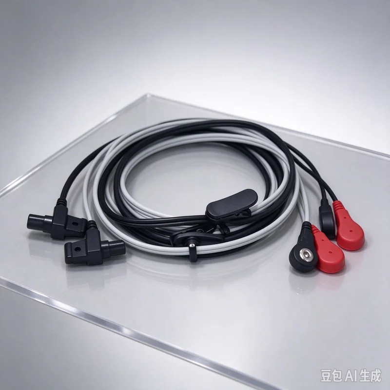 Cable For Vitalstim 5900 Dysphagia Device DJO 2.2 Snap Electrode Wire
