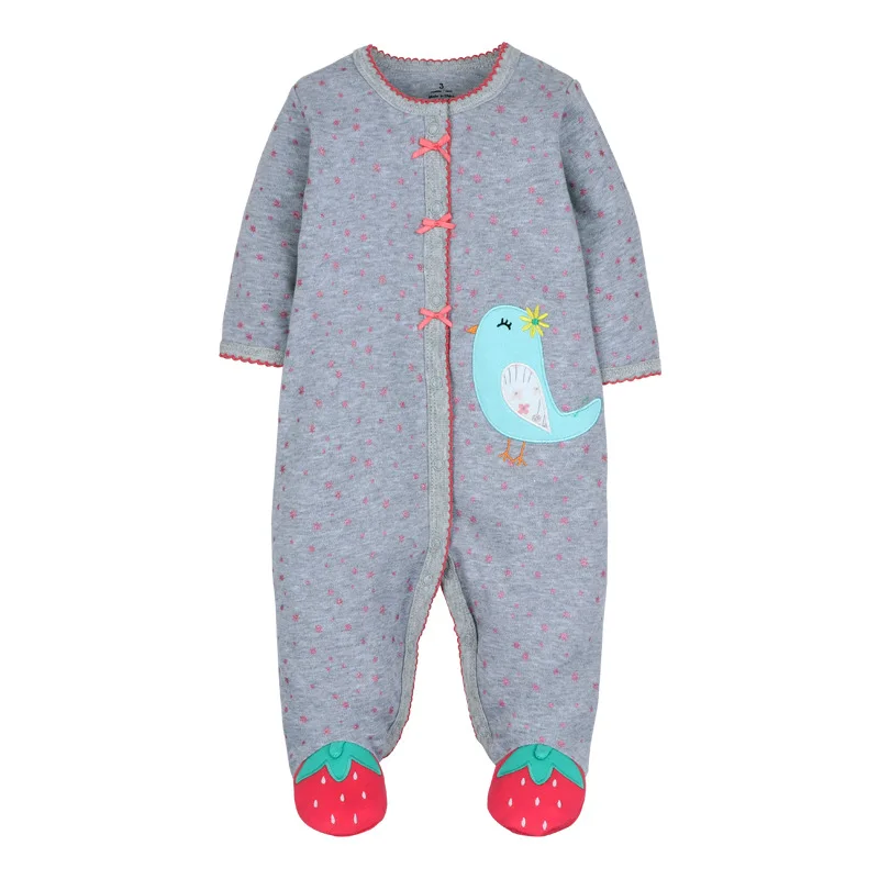 Newborn Baby Clothes Infants Boys Pajamas Overalls Jumpsuits Bebes Climb Clothing Cotton Toddler Boys Sleep Wear Bodysuit