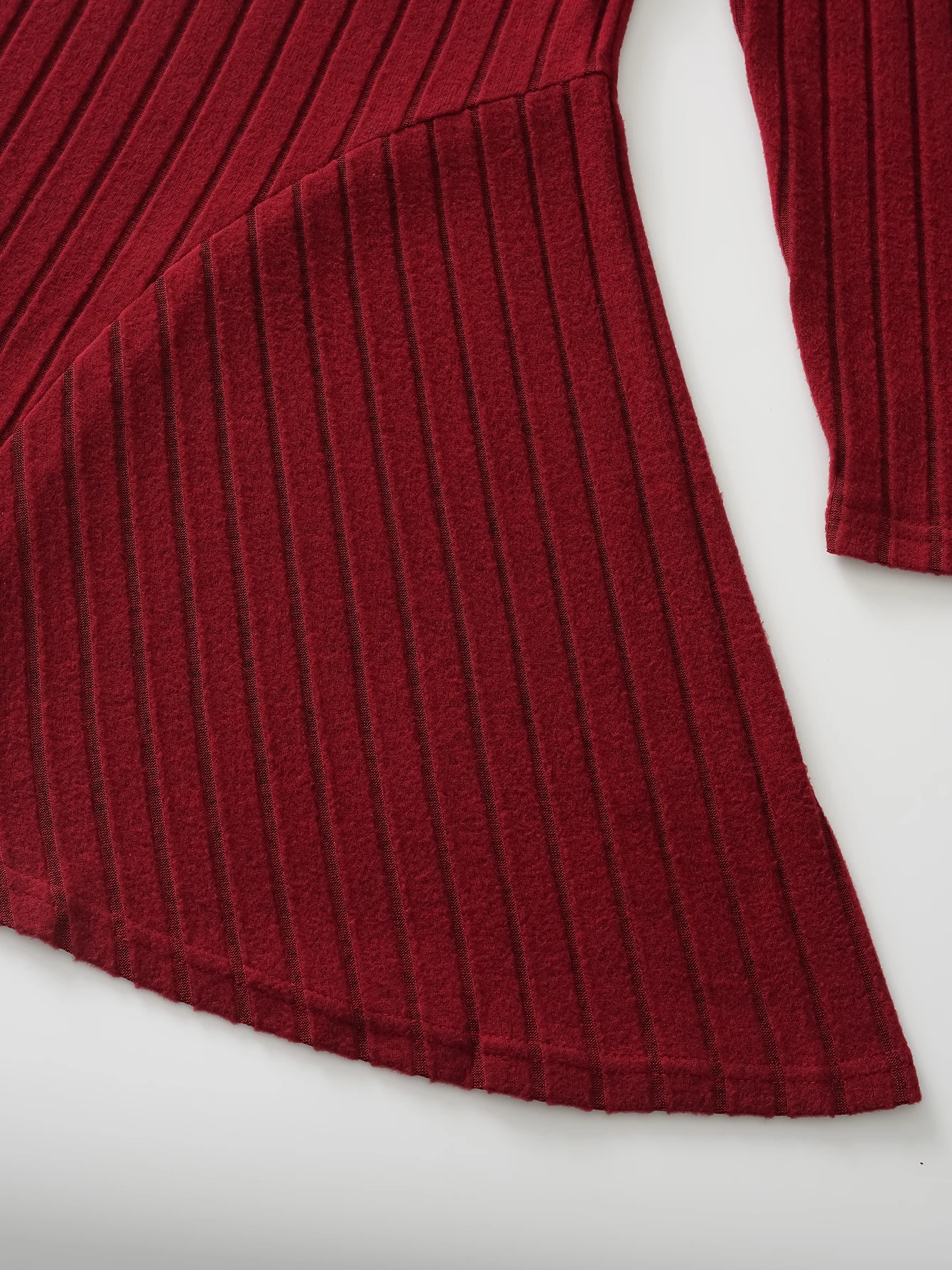 فستان نسائي مضلع مقاس كبير، تنورة طويلة الأكمام، مناسبة للتنقل اليومي، ملابس ترفيهية منزلية