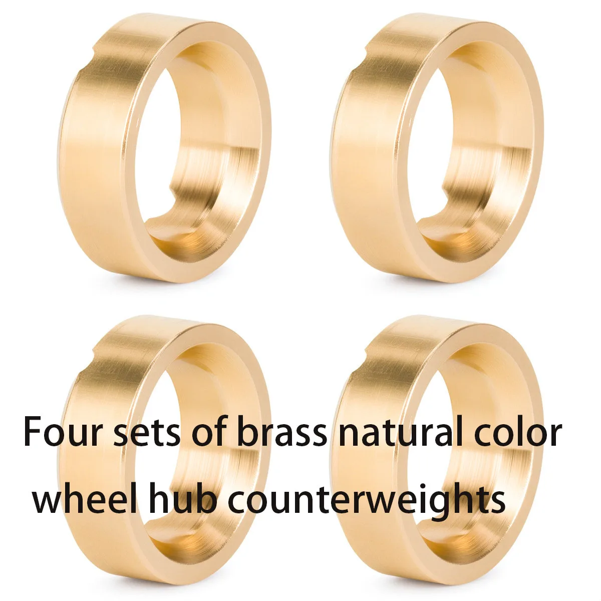 RC Yuzhe Optimal Selection 1/30 SCX30 New Modification Fully Upgraded Brass Rear Axle Wheel Counterweight 14g/Set of Accessories