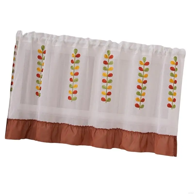 150x60 см. Вышитые цветочные шторы из полиэстера Blackout