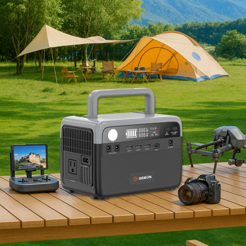 

【Hot】300w Wireless Portable Power Station 600W Peak Solar Generator 230Wh Lithium Ion Battery for Camping Emergency Use