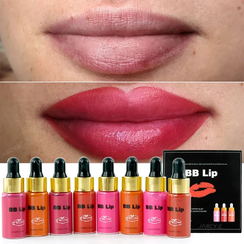 Korean BB Lips Beginner Ampoule Serum Kit Lip Cherips Pigment Serum BB Cream Glow Lip Blush Gloss Moisturing Dying Beauty Salon