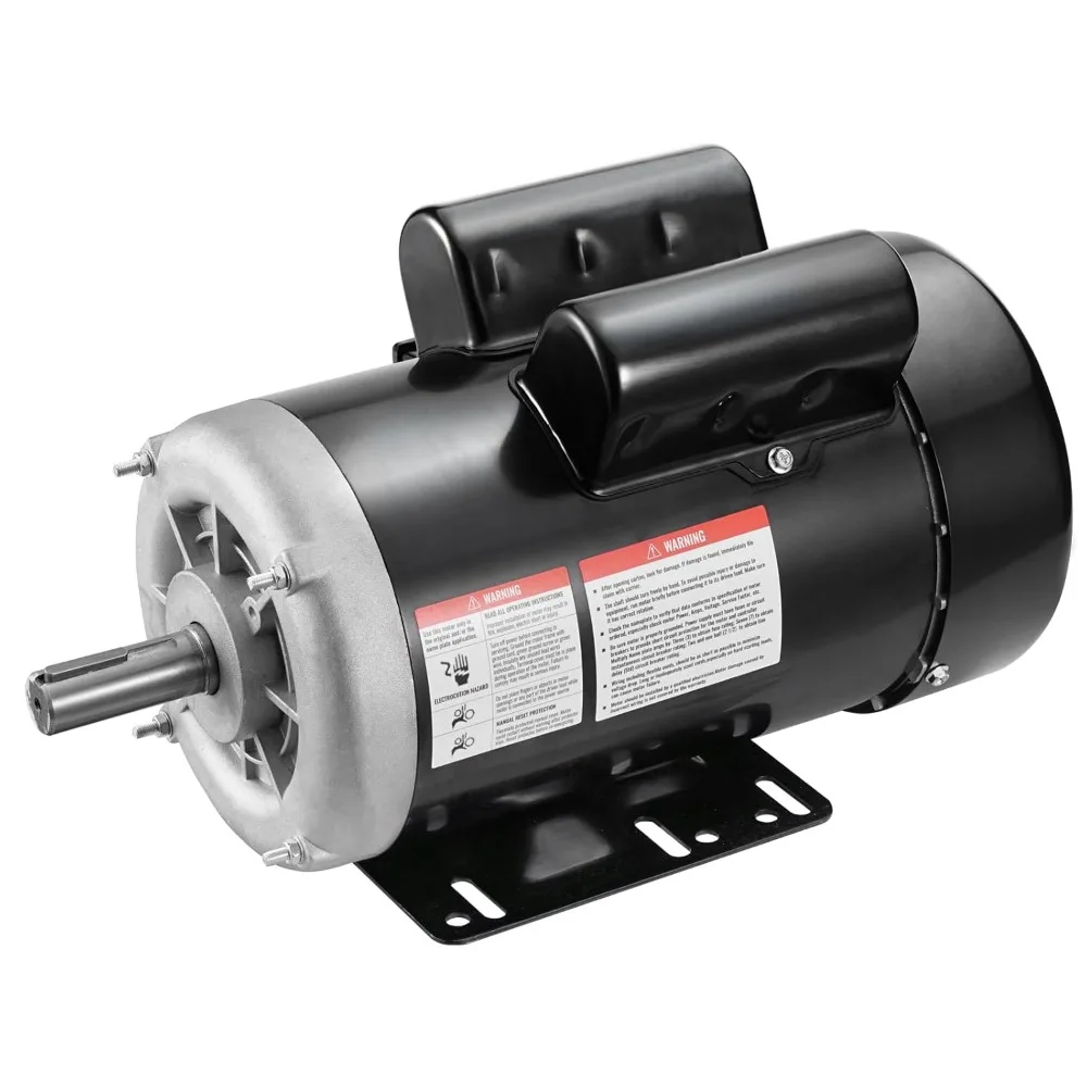 

2HP Electric Motor 1725 RPM, AC 115V/230V, 143/5T Frame, Air Compressor Motor Single Phase, 7/8"" Keyed Shaft