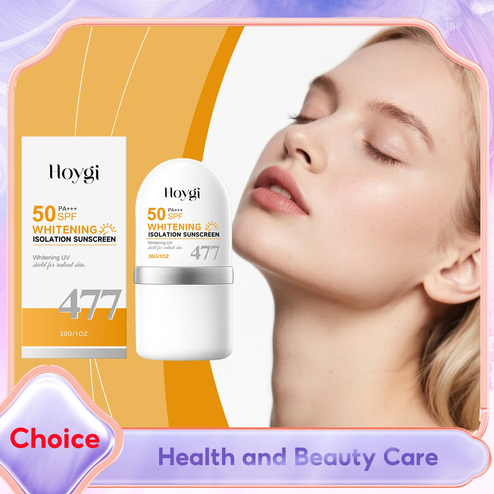 

Whitening Isolation Sunscreen Deep Moisturizing Improves Oil Control Quick Film Formation Reduces Skin Discomfort Daily Sun Care