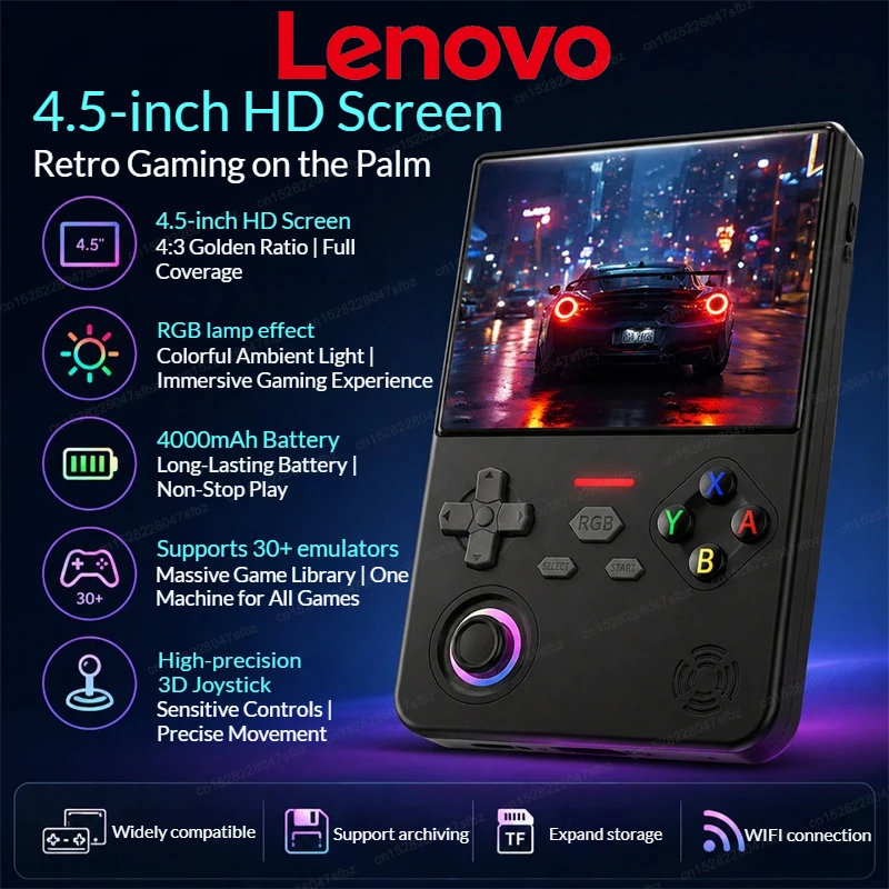 New Lenovo G02 64 Bit Linux Portable Retro 128G/64G Handheld