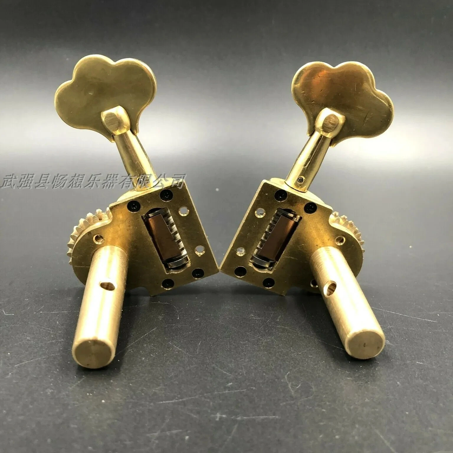 Copper German-style Double Bass Tuning key 5 strings machine head peg 3/4-4/4