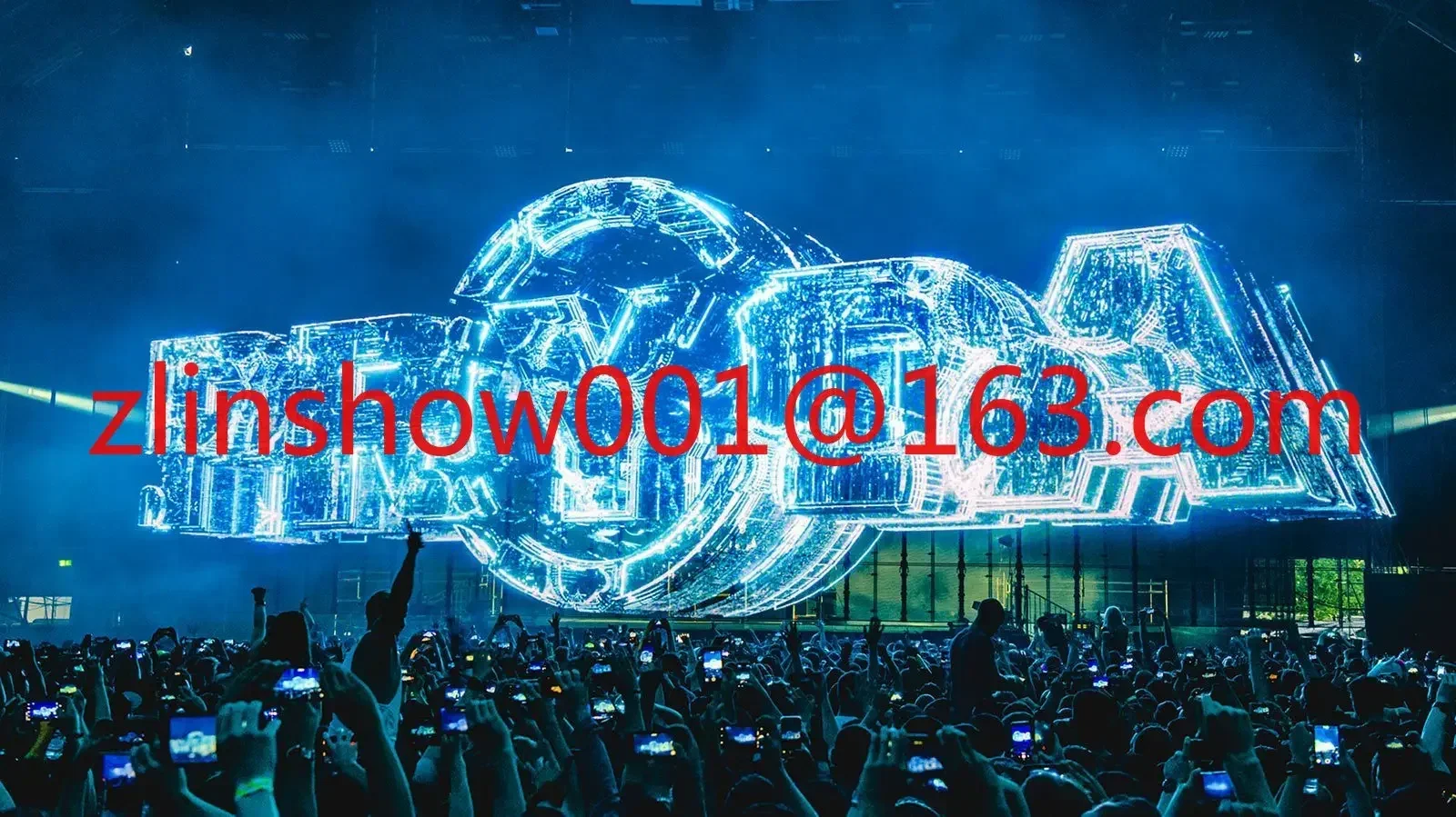 100inch Holo Gauze 3D Screen 360 Degree Holographic projection Hologram Mesh Screen  For Big Stage Music Concert  Event