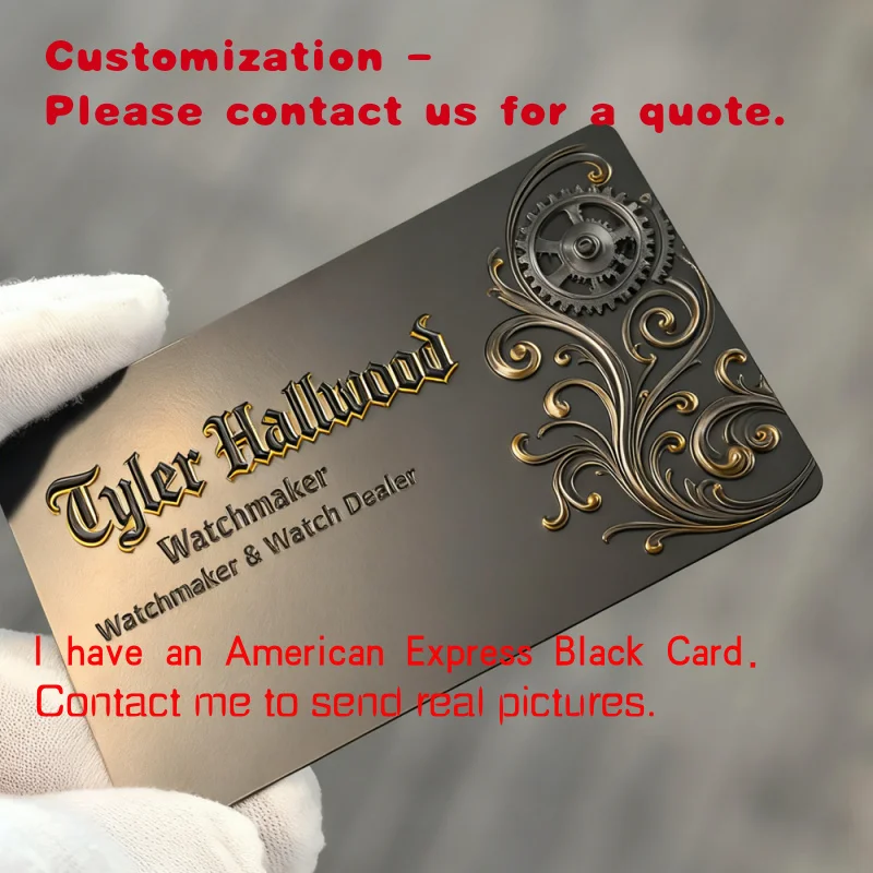 

custom.Elegant Metal Card Full Matt Custom Stainless Steel Metal Business Metal Card