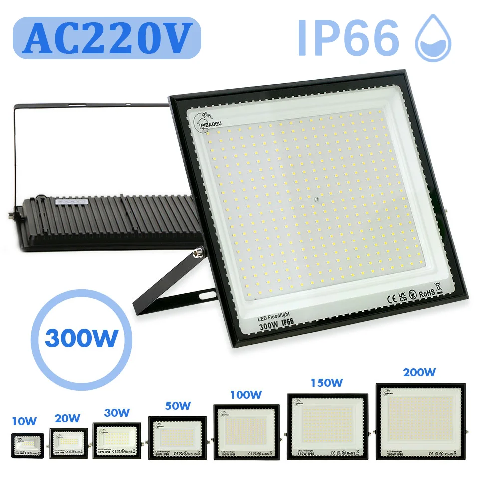 

LED Flood Light Outdoor Light AC220V Waterproof 50W 100W Refletor LED Spotlights Street Lights Wall Lights Garden Lighting Focus