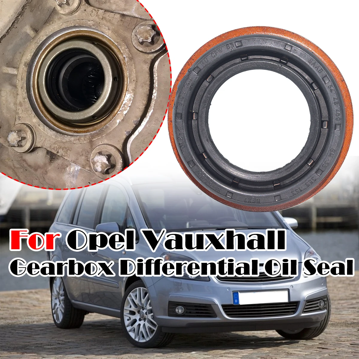 

Front Axle Gearbox Drive Shaft Gasket Oil Seal Driveshaft O-Ring Sealing For Opel Vauxhall Zafira A B Vectra A B C Speedster