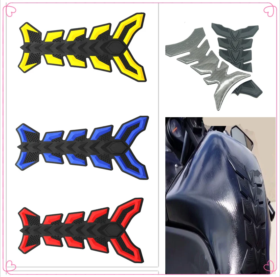 Pelindung stiker penutup tangki bahan bakar minyak bantalan ikan sepeda motor untuk HONDA CBR929RR CBR600RR CBR954RR CB1000R