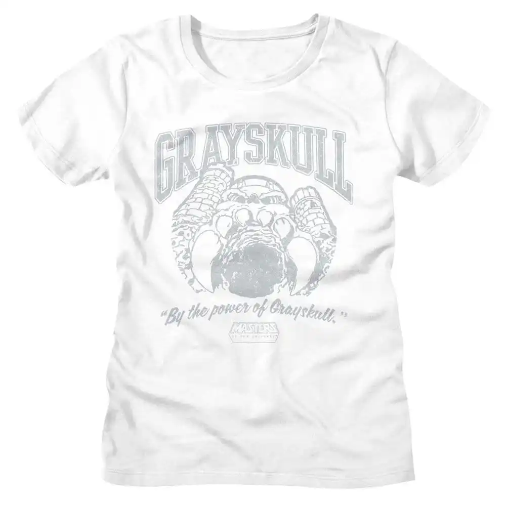 Masters Of The Universe Grayskull Collegiate White Women'S T Shirt