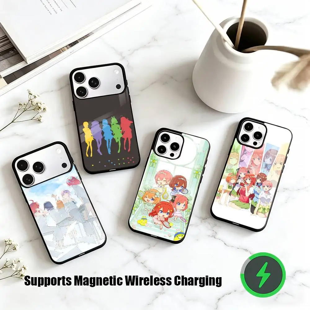 

T-The Quintessential Quintuplets Phone Case For iPhone17,16,15,14,13,12,11 Plus,Pro Compatible with magnetic wireless charging