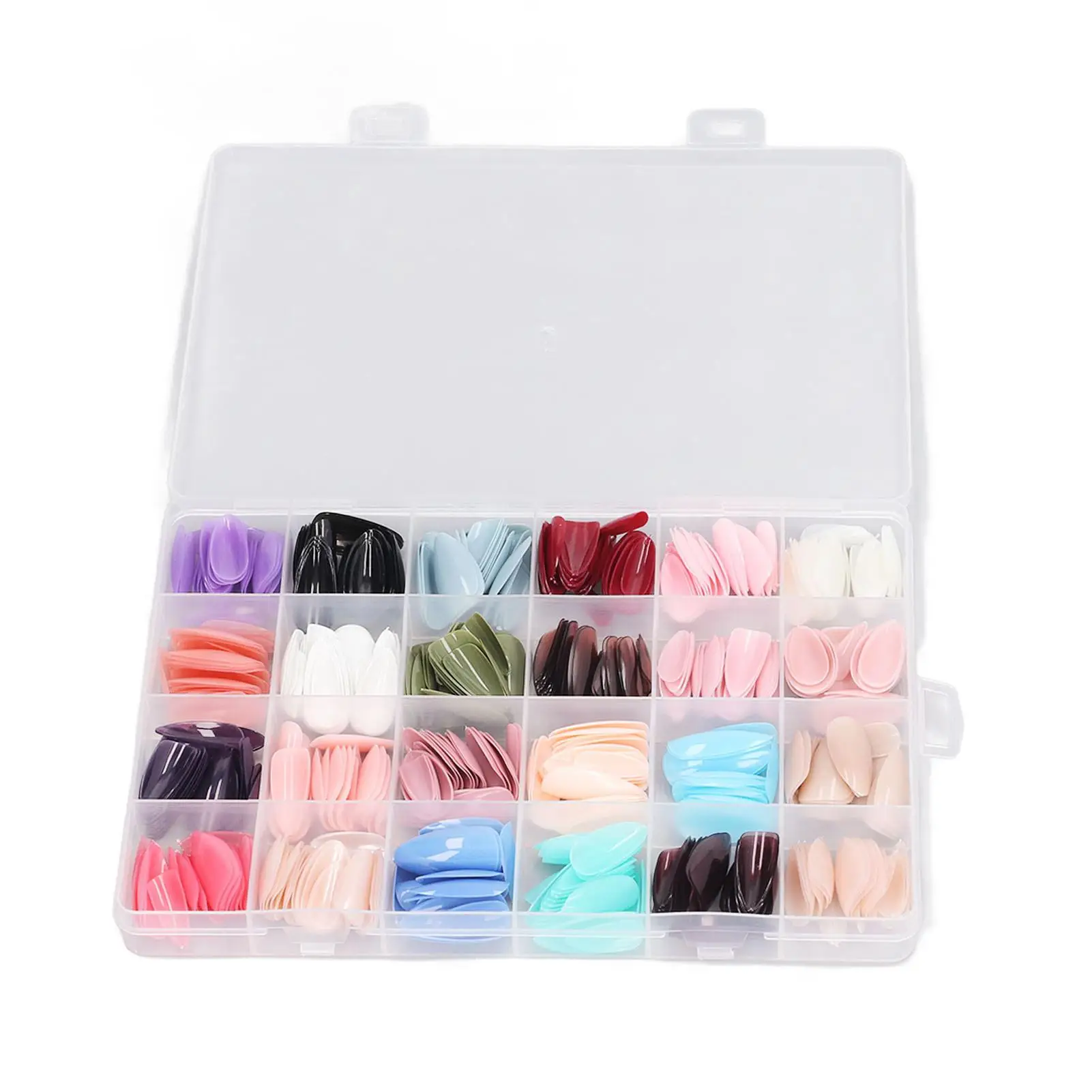 

Breathable Press On Nails Set - Fashionable & Skin-Friendly Lightweight Tips - Different Sizes for nail DIY