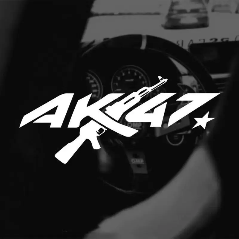 AK Style Triangle Reflective Sticker 1PC Waterproof Vinyl Decal Car Front Rear Window Glass Decor
