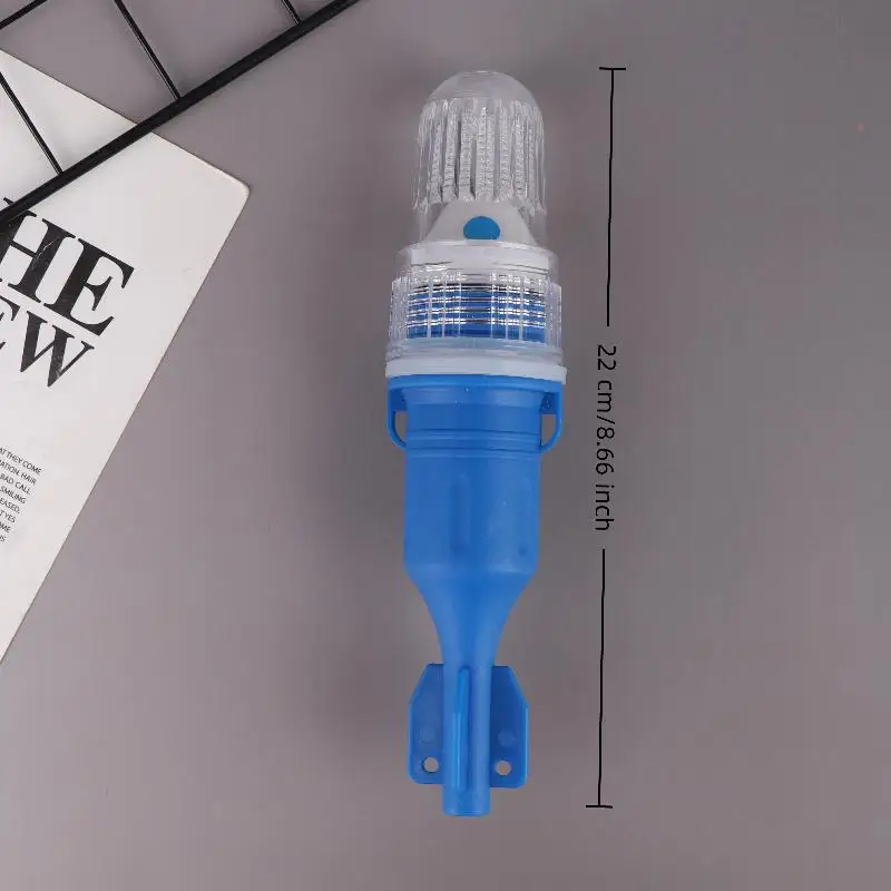 البحرية مصباح إشارة إضاءة مقاومة للماء مصباح الصيد مصباح فلاش مزدوج مصباح العوامة مصباح إشارة مقاوم للماء صافي فلاش تحذير الضوء