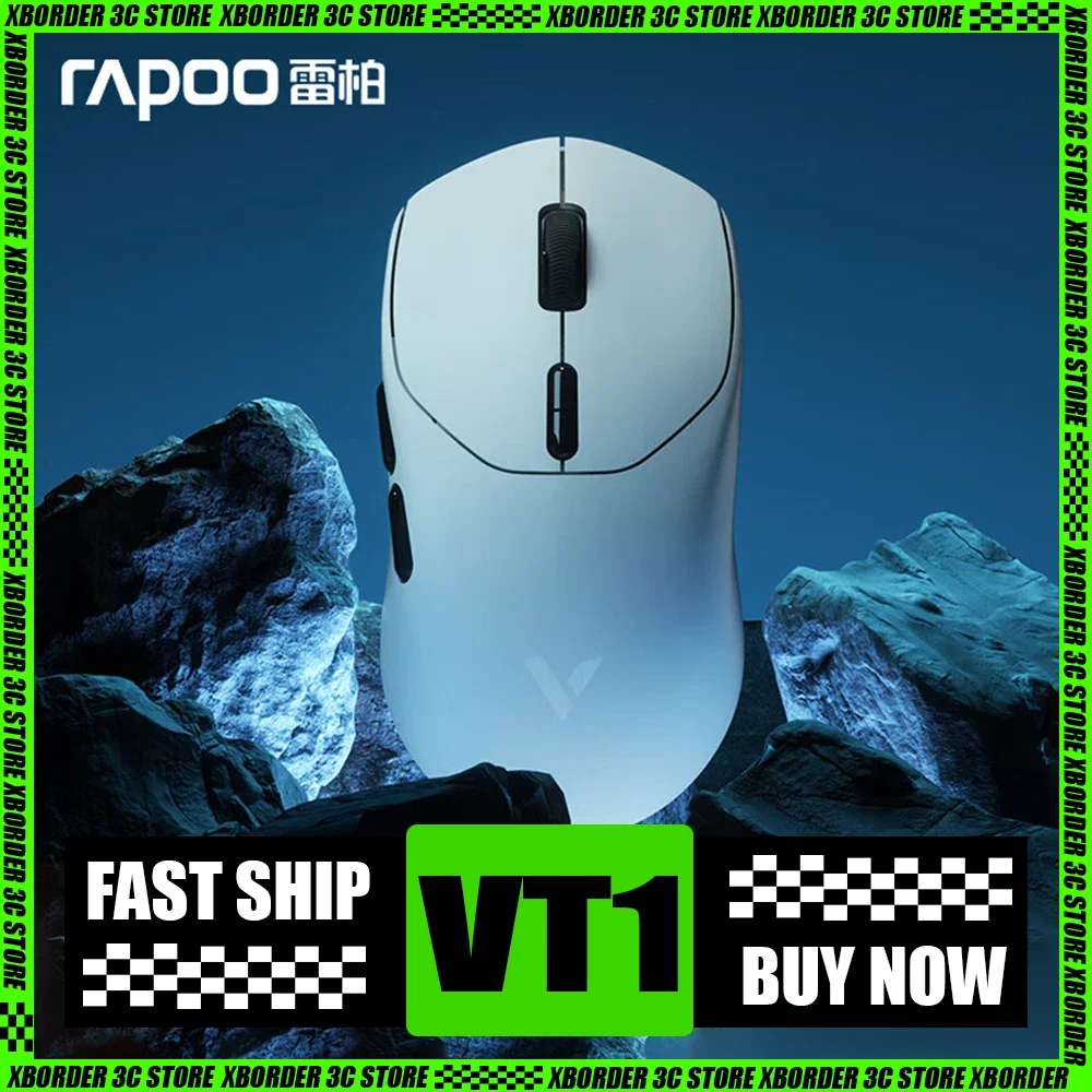 

Rapoo Vt1 Pro Max Mouse 8k Return Paw3950 Dual Mode Wireless Lightweight Ergonomics Gaming Mosue Pc Gamer Accessories Man Gifts