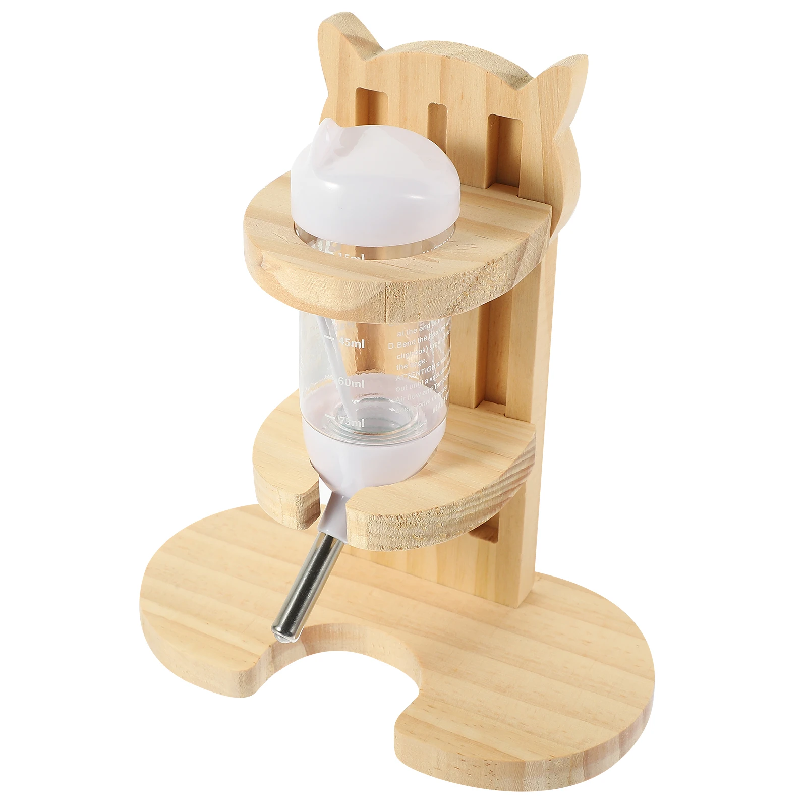 

Hamster Water Bottle Pet Dispenser Feeder Stand with Plastic Small Animal Waterer