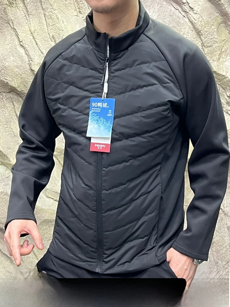 

Lightweight Traveling down Jaet Silver Ion Heat Reflection Polyester Fiber Outdoor Casual Sle White Du down Slim Fit