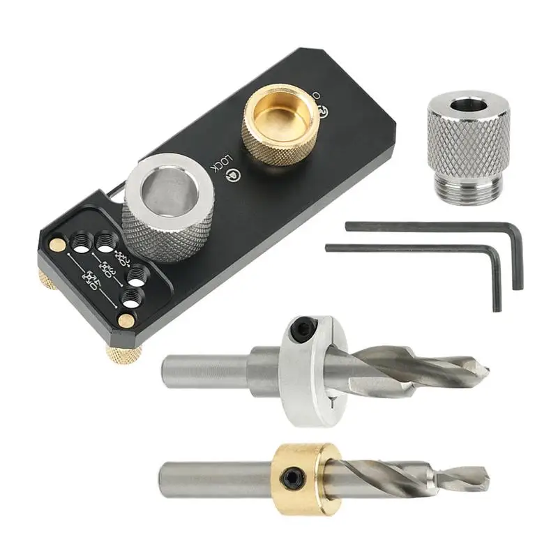 

Aluminum Profile Drill Guide With Slider Aluminum Profile Drilling Guide Punch Positioner Metal Extrusion Hole Jig For Straight