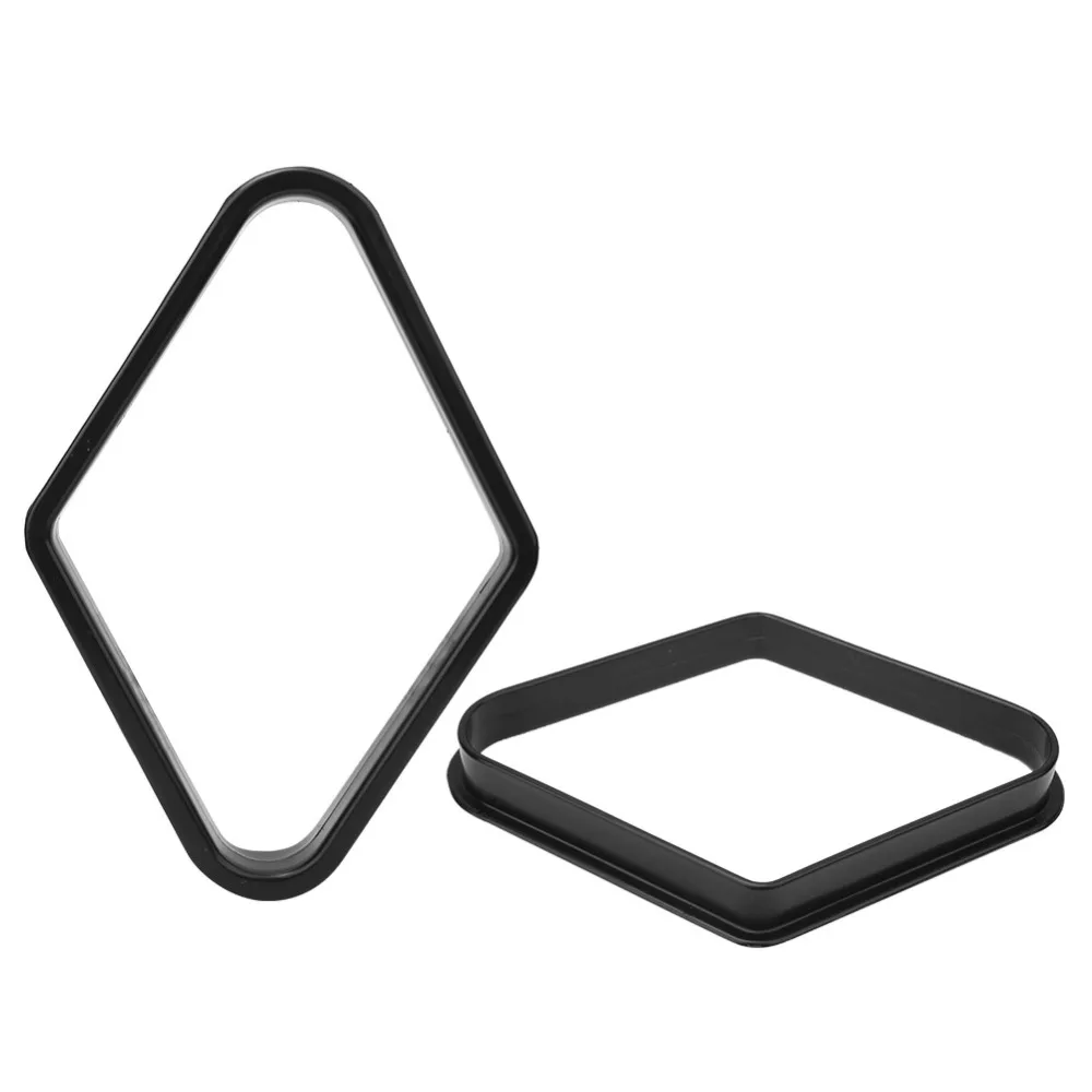 2PCS Open Center Triangular Ball Frame Triangular Shape Snooker Compatible Billiard Ball Rack Low Profile Smooth Finish