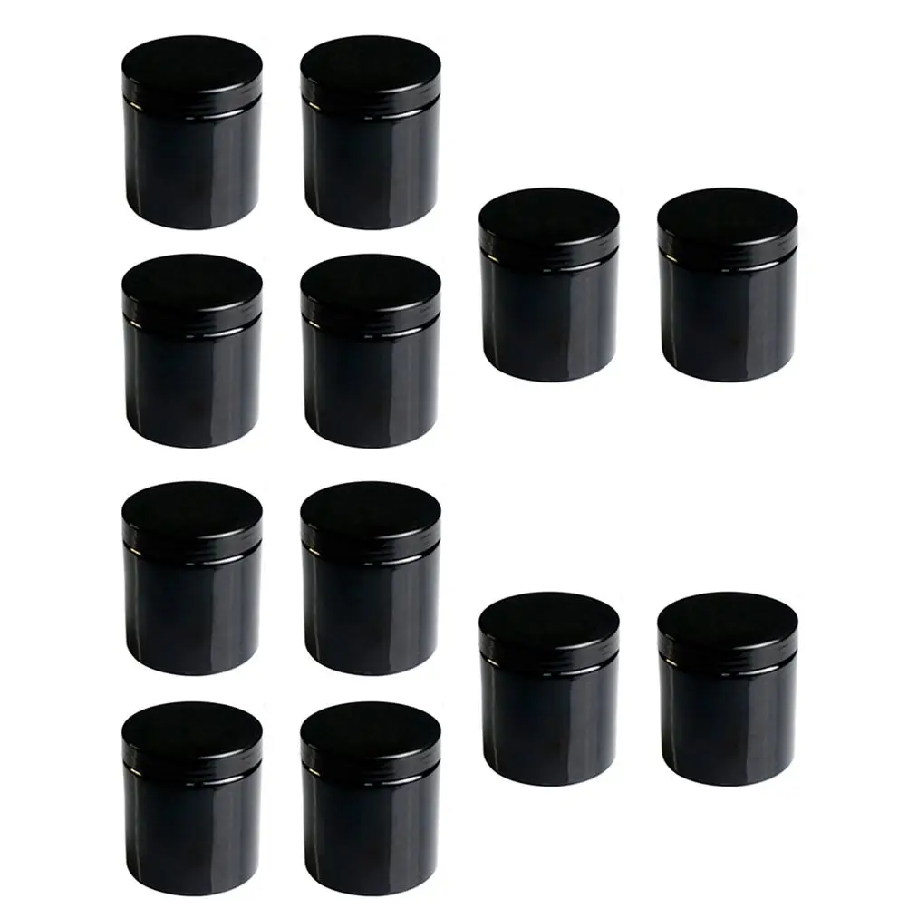 

12 Pcs 500ML PET Wide Mouth Bottles Containers for Cream Lotion Cosmetics Travel Leak Proof Practical Design Skincare Products