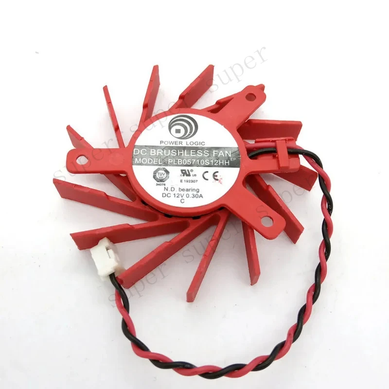 S+   The Cooling Fan for Ati hd5550 5570 5670 v4800 Video Card PLB05710S12HH 12V 0.30A pitch 35mm