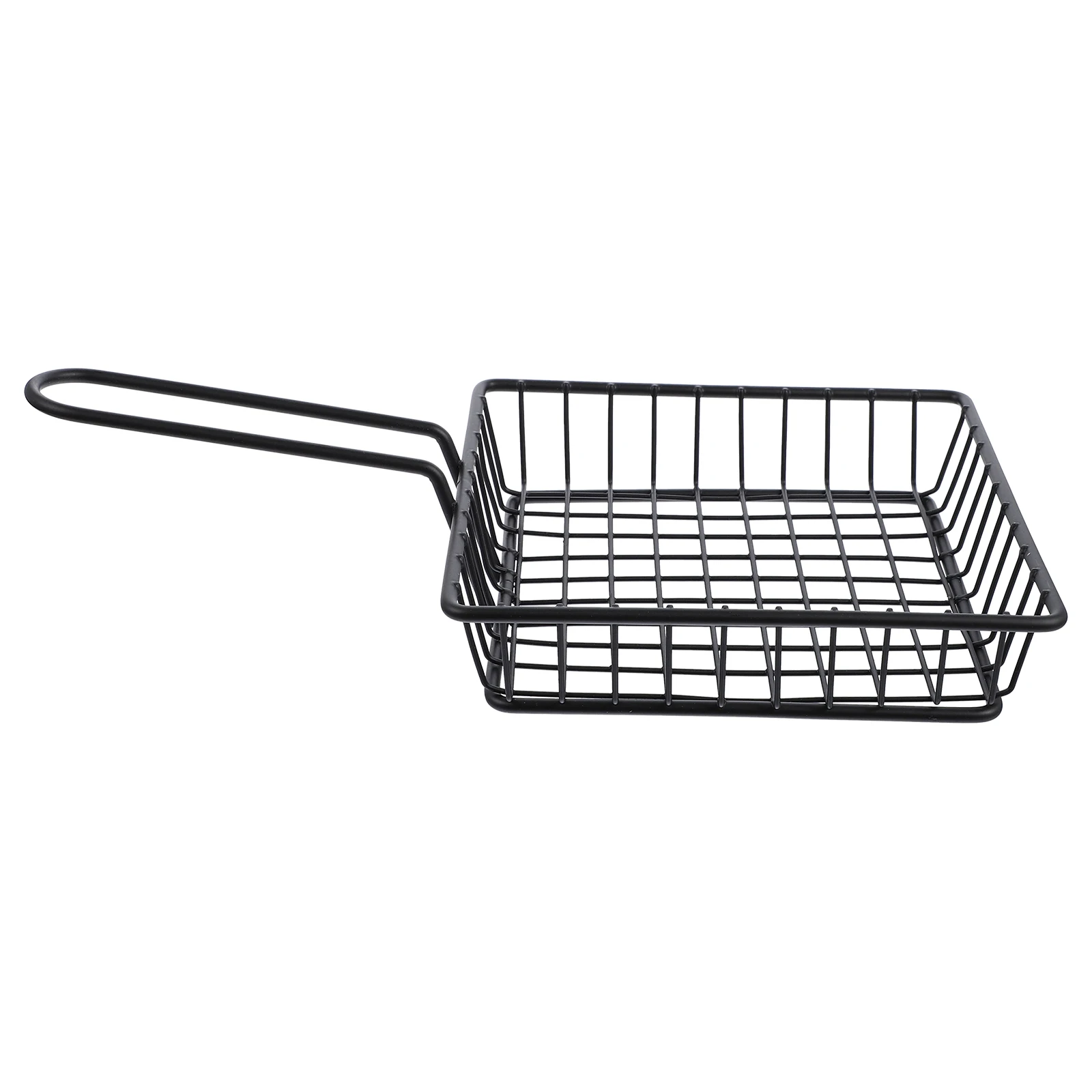 

Snack Basket French Fries Container Chips Holders Fryer Iron High Quality Drain Oil Clean Easy Use Ergonomic Handle Food