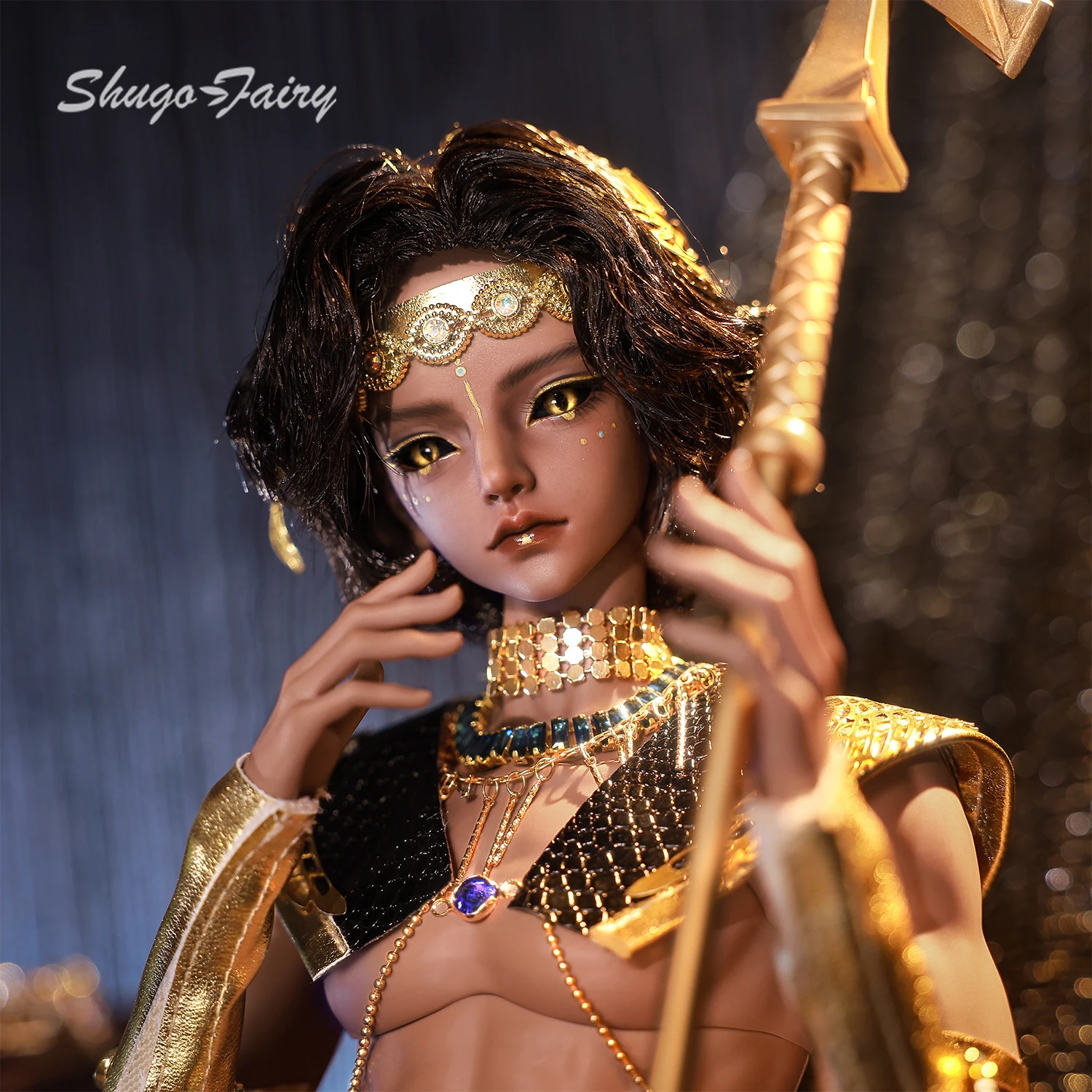 ShugaFairy Morty E 1/4 BJD دمية الخيال المصري القديم إله الشمس را المدافع عالي الجودة آلهة مصر التسعة مجموعة كاملة #2