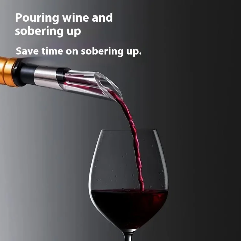 Deli Electric Wine Opener for Home Use Stainless Steel Multifunctional Beer Bottle Opener Set Kitchen Accessorie for Beer
